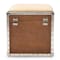 Baxton Studio Violetta Beige Upholstered Wood Storage Trunk Ottoman 152-9193 - alternate 3